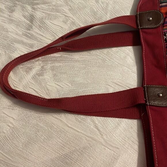 UnionBay Handbag Multicolor Canvas
Striped Boho Bag - Picture 10 of 10